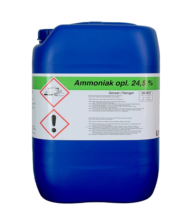 AMMONIAK 24.5% 18KG. - SPAN Groothandel | Leverancier van agrarische be